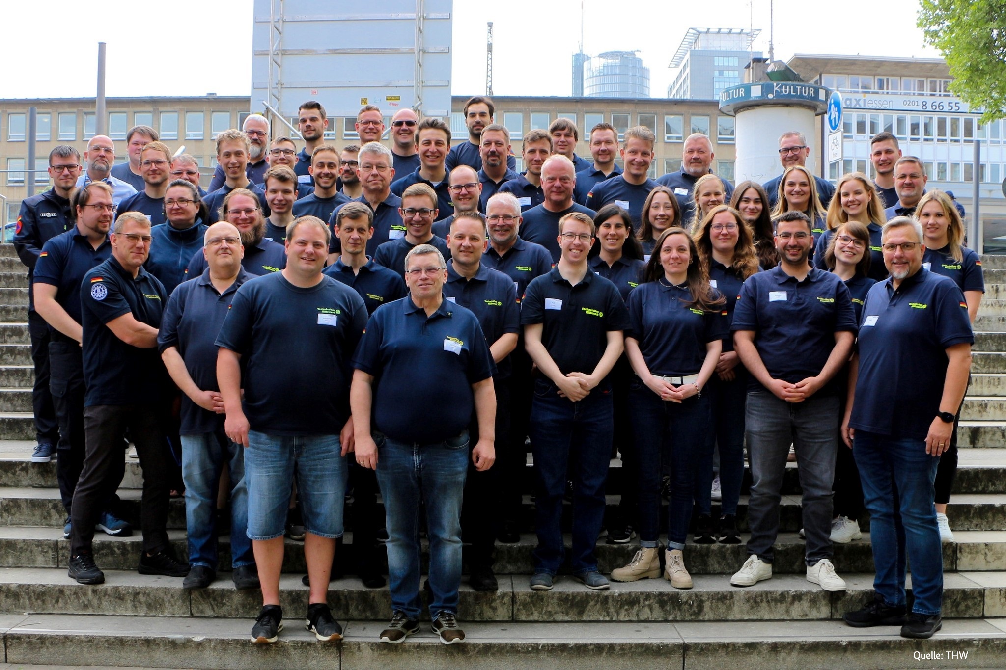 Gruppenbild VOST Team THW